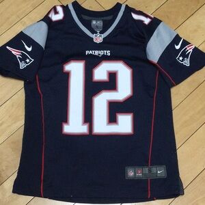 NFL youth Brady Patriots Authentic Shirt Small NEW Condition!!